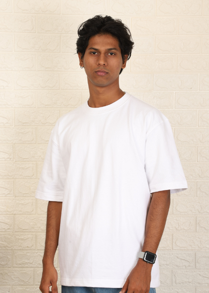 Solids Oversized t-shirt : White