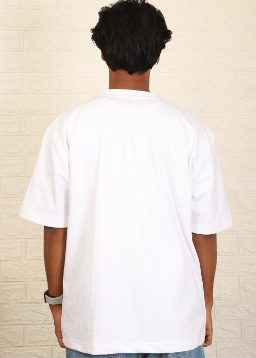 Solids Oversized t-shirt : White