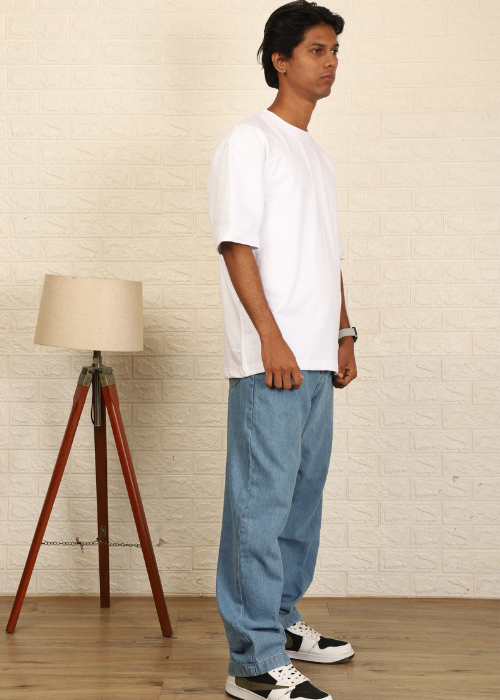 Solids Oversized t-shirt : White