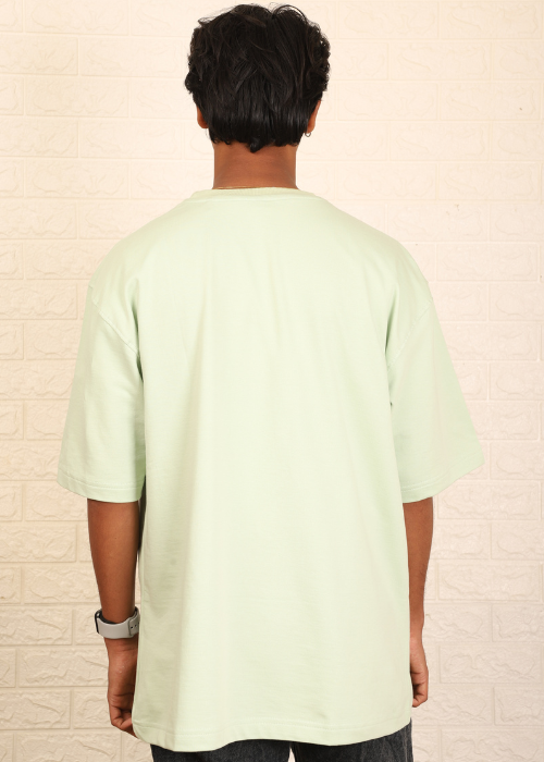 Solids Oversized t-shirt : Mint Green