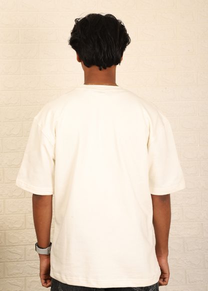 Solids Oversized t-shirt : Off white